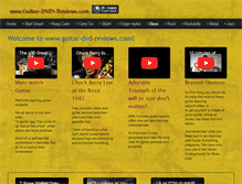 Tablet Screenshot of guitar-dvd-reviews.com